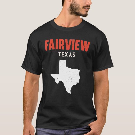 Fairview Texas USA State America Travel Texas T-shirt (Voorkant)