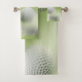 Fairway Finesse: Golf Essentials Patroon Spelen Bad Handdoek