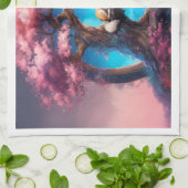 Fairway Fresh: keukenhanddoek voor golfliefhebbers (Gevouwen)