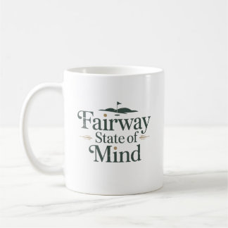 Fairway State Of Mind Klassieke Golfstijl Koffiemok