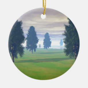 Fairway to Seven Keramisch Ornament
