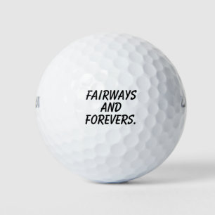 'Fairways en Forevers' Golfcursus Huwelijksgunsten Golfballen