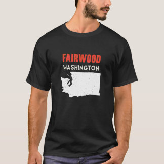 Fairwood Washington USA State America Travel Washi T-shirt