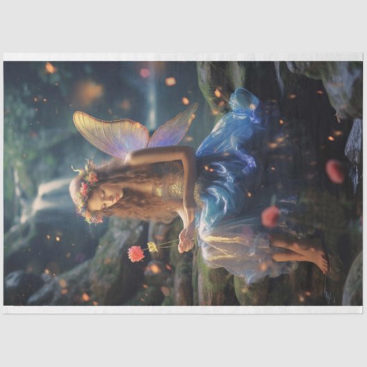 Fairy 1 Decoupage papier (Voorkant)