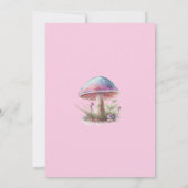 Fairy 1e verjaardag Enchanted Forest Kaart (Achterkant)