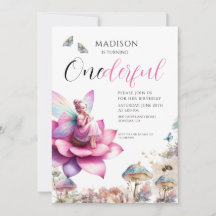 Fairy 1e verjaardag Enchanted Forest