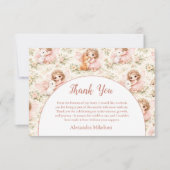 Fairy 1st Birthday Enchanted Garden Bedankkaart (Voorkant)