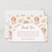 Fairy 1st Birthday Storybook Bedankkaart (Voorkant)