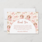 Fairy 1st Birthday Whimsical Garden Bedankkaart (Voorkant)