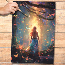 Fairy 2 Decoupage papier