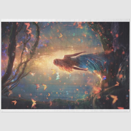 Fairy 2 Decoupage papier (Voorkant)