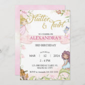 Fairy 3e 4e 5e 6e 7e 8e Verjaardagspaddenstoel Kaart (Voorkant / Achterkant)