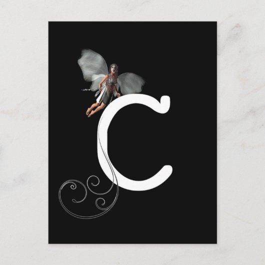 Fairy Alphabet Briefkaart (Voorkant)