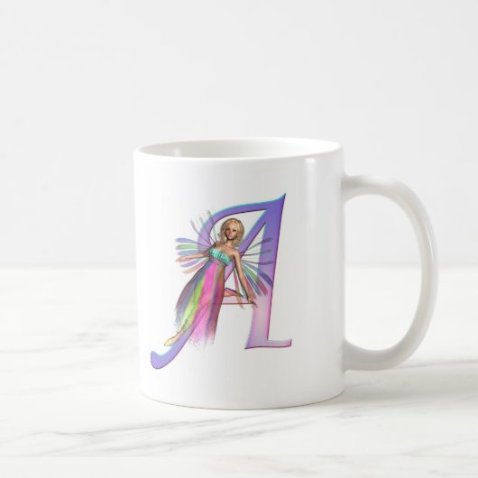 Fairy Alphabet - letter A Koffiemok (Rechts)