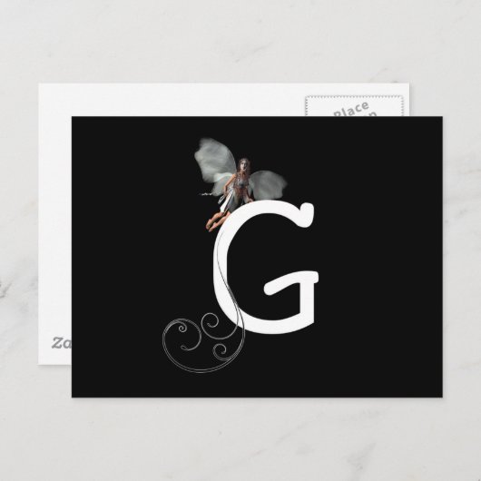 Fairy Alphabets Briefkaart (Voorkant / Achterkant)