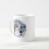 Fairy an cow Mug Koffiemok (Voorkant links)