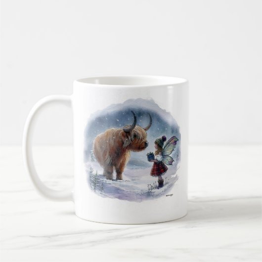 Fairy an cow Mug Koffiemok (Links)