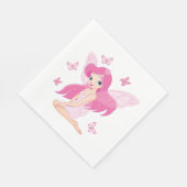 Fairy and Butterflies Napkins Servet (Hoek)