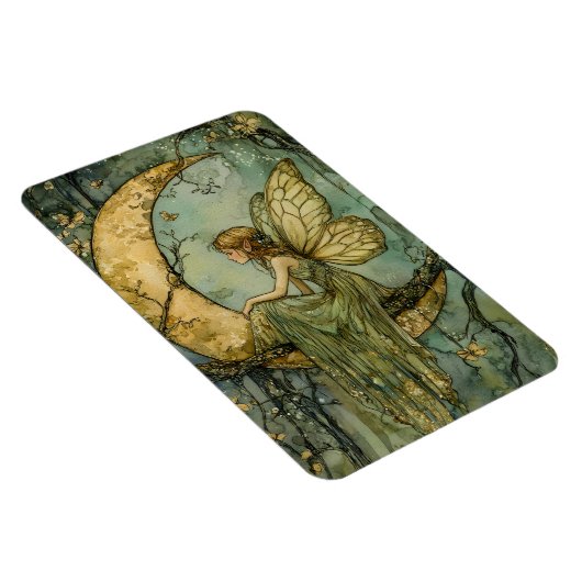Fairy And Crescent Moon Magneet (Rechterzijde)