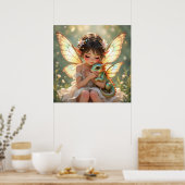 Fairy and Dragon | Chibi Anime Fairy Tale Poster (Keuken)