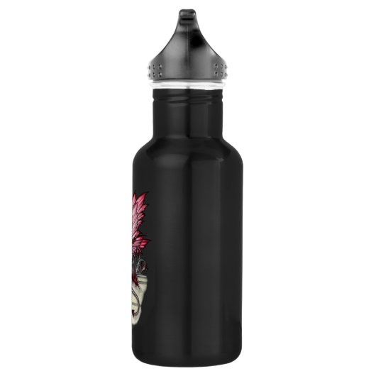 Fairy and Dragon Fantasy Art Waterfles (Rechts)
