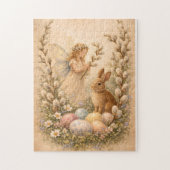 Fairy and Easter Bunny Legpuzzel (Verticaal)