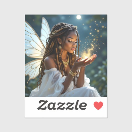 Fairy and Gold Dust Sticker (Vel)