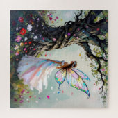 Fairy and Magical Vine Wrapped Tree Legpuzzel (Horizontaal)