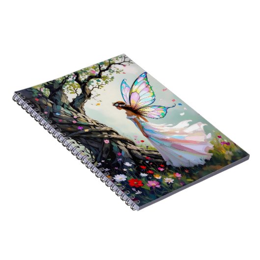 Fairy and Magical Vine Wrapped Tree Notitieboek (Rechterzijde)