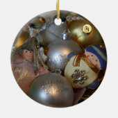 Fairy and Snowman Ornament (Achterkant)