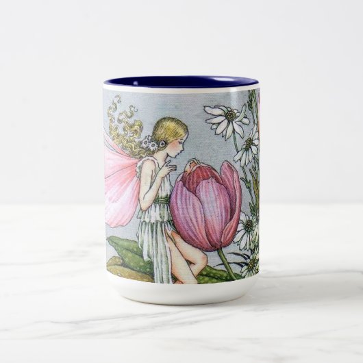Fairy and Tulips Two Tone Mok (Center)