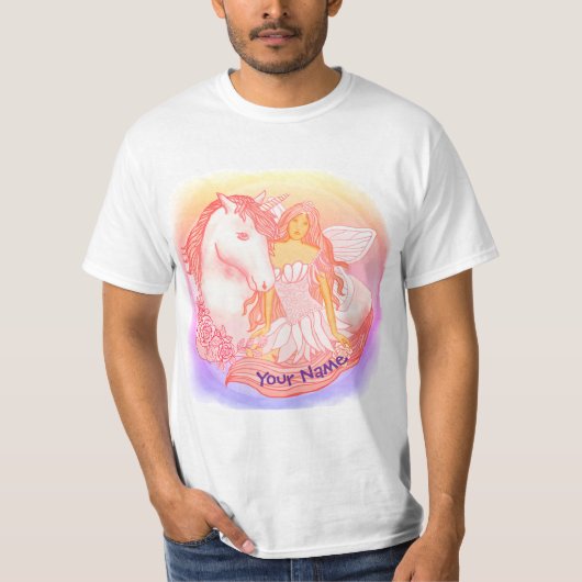 Fairy and Unicorn  T-shirt (Voorkant)