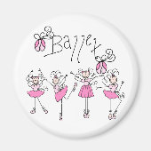 Fairy Angel Ballet Magneet (Voorkant)