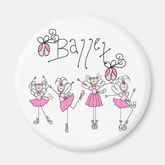 Fairy Angel Ballet Magneet (Voorkant)