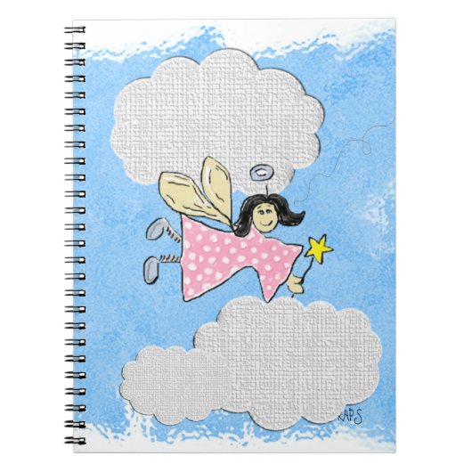 Fairy Angel Hand getekend Notitieboek (Voorkant)