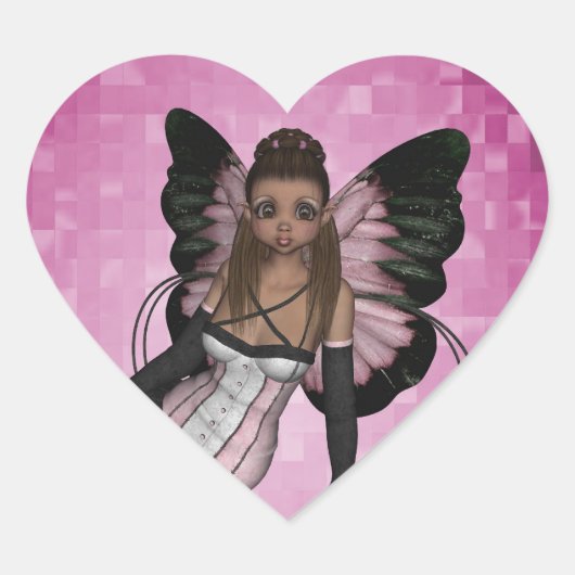 Fairy Angel Pamela Hart Sticker (Voorkant)
