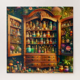 Fairy Apothecary Cabinet Magical Herbarium Plank Legpuzzel