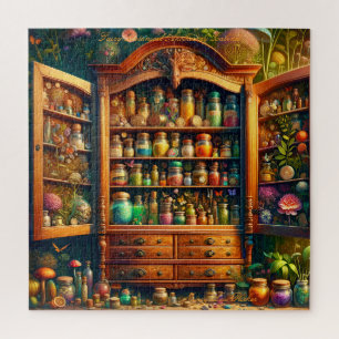 Fairy Apothecary Cabinet Magical Herbarium Plank Legpuzzel