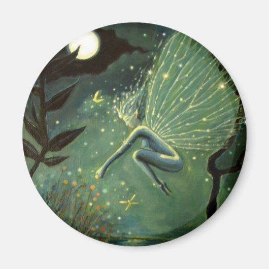 Fairy Art Magnet - 'Kristalwater Sprite' (Voorkant)