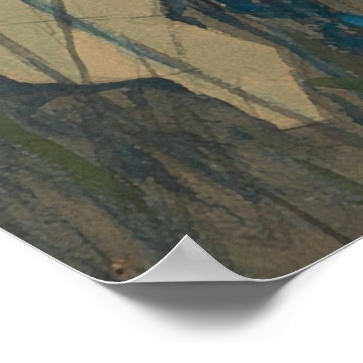  Fairy Art Nouveau Print, Retro Poster (Hoek)