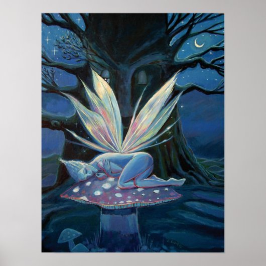 Fairy Art Poster - "Houtgeest" (Voorkant)