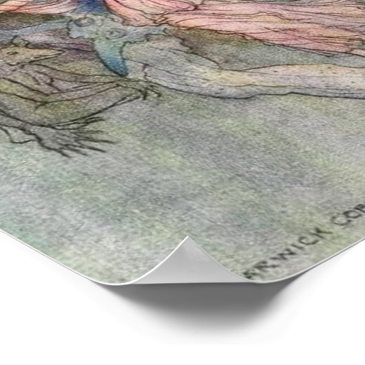  Fairy Art Warwick Goble De Variës Poster (Hoek)