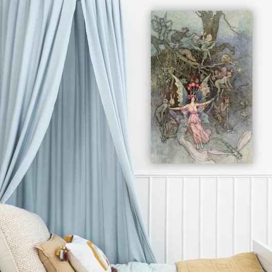  Fairy Art Warwick Goble De Variës Poster