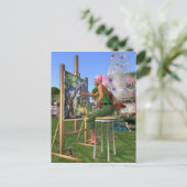 Fairy Artist Briefkaart (Staand voorkant)