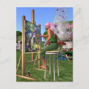 Fairy Artist Briefkaart