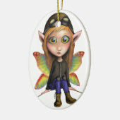 Fairy Aviator Keramisch Ornament (Links)