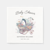 Fairy Baby kinderwagen Baby shower Servet (Voorkant)