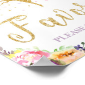 Fairy Baby shower bevoordeelt decoratie Sign Baby  (Hoek)