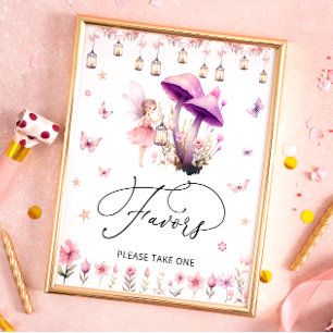 Fairy Baby shower gunsten neem een Poster