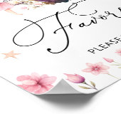 Fairy Baby shower gunsten neem een Poster (Hoek)